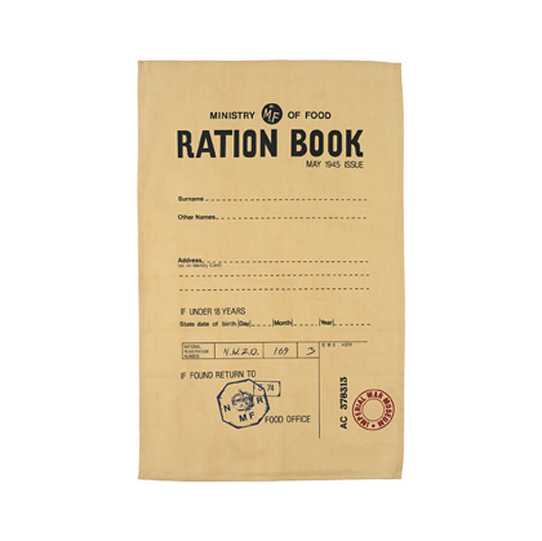 Ration Book Tea Towel