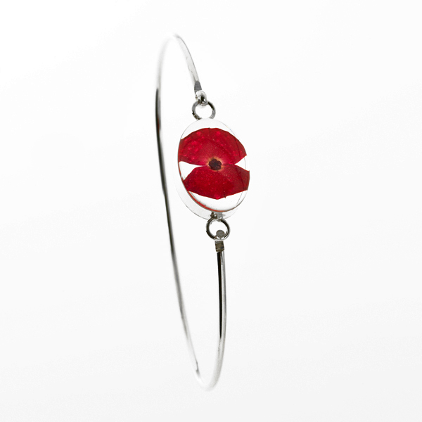 Real Poppy Bangle