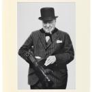 Tommy Gun Mounted Print