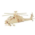 Apache helicopter Woodcraft Construction Kit