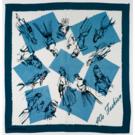 1940s Fashion scarf teal
