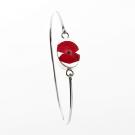 Real Poppy Bangle