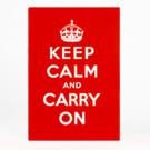 Keep Calm and Carry On exercise book