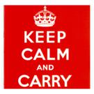 Keep Calm and Carry On exercise book