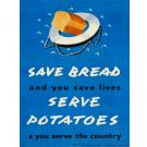 Save Bread and You Save Lives A3 print