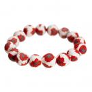 Poppy bead bracelet