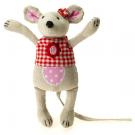 Pink gingham ship's mouse