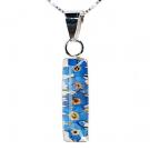 Real Forget-me-not pendant